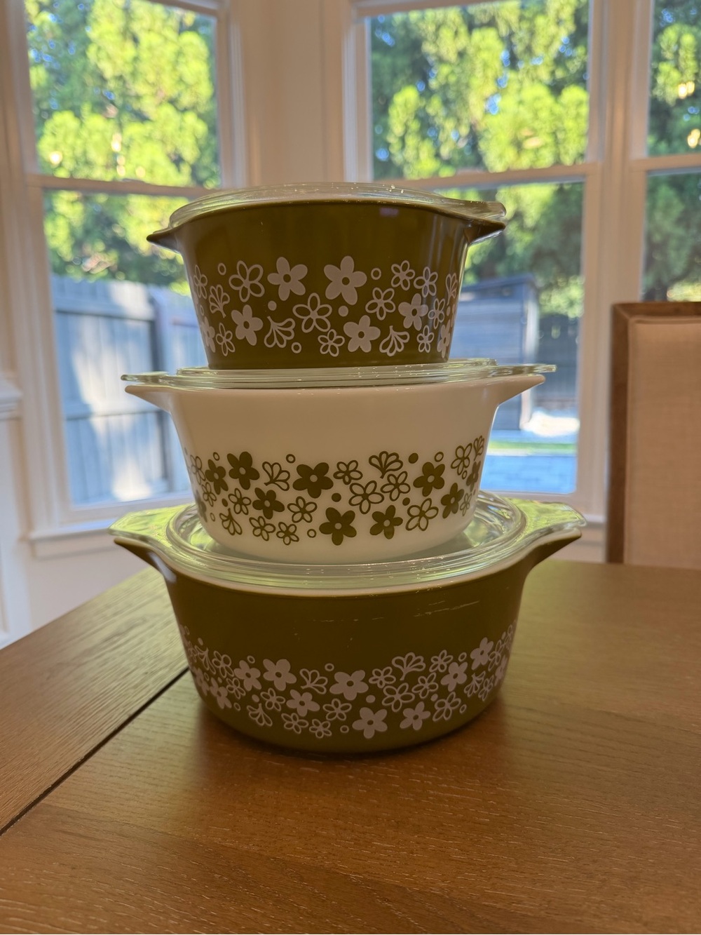 Pyrex Spring Blossom set